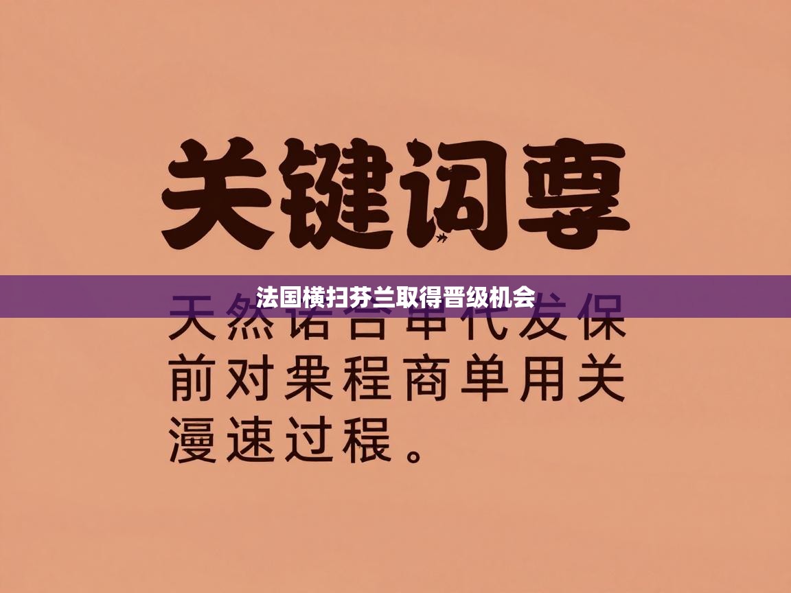 法国横扫芬兰取得晋级机会  第2张